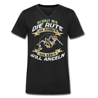 Angeln T-Shirt - Angeln Fischen König Rute Narren Vatertag