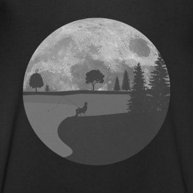 Angeln T-Shirt - Angler Mond