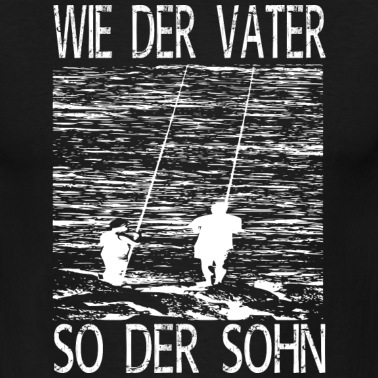 Angeln T-Shirt - Angeln Papa Sohn Vater Geschenk Angler Hobby Sport