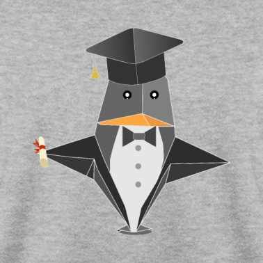Abschlussfeier Pullover - Abschlussfeier Pinguin Origami Diplom Bachelor