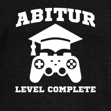 Abschlussfeier Pullover - Level complete Abitur Bachelor Schule Geschenk