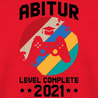 Abschlussfeier Pullover - Abitur level complete Schule Geschenk Abschluss
