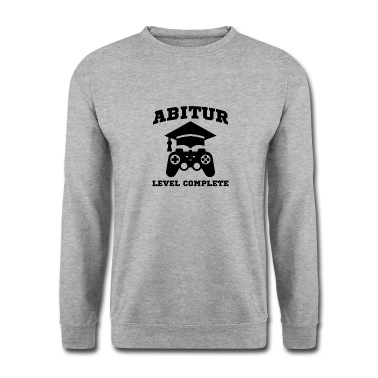 Abschlussfeier Pullover - Level complete Abitur Bachelor Schule Geschenk