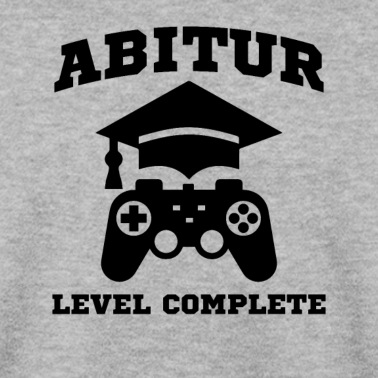 Abschlussfeier Pullover - Level complete Abitur Bachelor Schule Geschenk