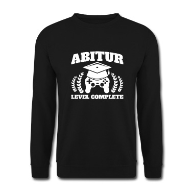 Abschlussfeier Pullover - Abitur level complete Geschenk Schule Abschluss