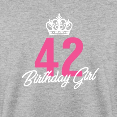 Abschlussfeier Pullover - Lustige 42 Geburtstagskind Queen