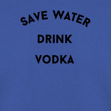 Abschlussfeier Pullover - Sparen Sie Wasser trinken Wodka