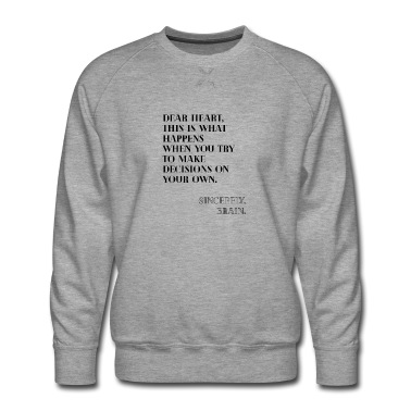 Abschlussfeier Pullover - Liebes Herz, das ist es, was passiert, wenn Sie zu Tray