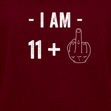 Abschlussfeier Pullover - Geburtstag Ich bin 11 + 1 Lustige Hand