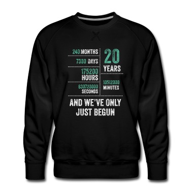Abschlussfeier Pullover - 20 Jahre und wir haben gerade erst einen lustigen Geburtstag begonnen