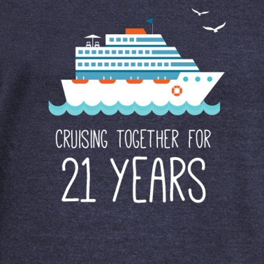 Abschlussfeier Pullover - Kreuzfahrt zusammen für 21 Jahre Hochzeitstag
