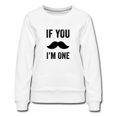 Abschlussfeier Pullover - Wenn Sie Schnurrbart sind, bin ich einer