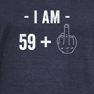 Abschlussfeier Pullover - Geburtstag Ich bin 59 + 1 lustige Hand