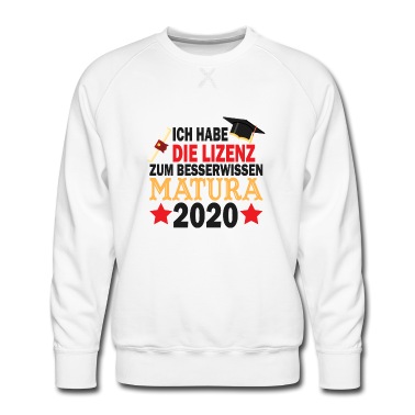 Abschlussfeier Pullover - Matura Lizenz Spruch Abitur Geschenk