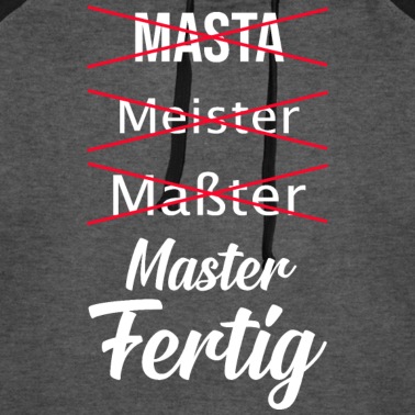 Abschlussfeier Hoodie - Masterabschluss Masterparty Master Mastertitel
