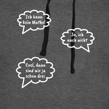 Abschlussfeier Hoodie - kann kein Mathe Schule Abschlussfeier Abifeier