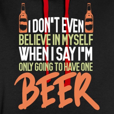Abschlussfeier Hoodie - Ein Bier Haha Mach voll Abschlussfeier Geschenk