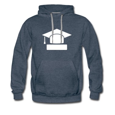 Abschlussfeier Hoodie - Doktorhut mit Doktortitel - Geschenk Promotion