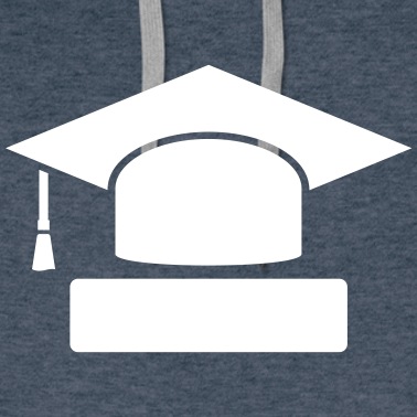 Abschlussfeier Hoodie - Doktorhut mit Doktortitel - Geschenk Promotion