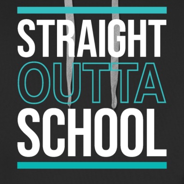 Abschlussfeier Hoodie - Schüler Schule Gymnasium Gesamtschule Abschluss