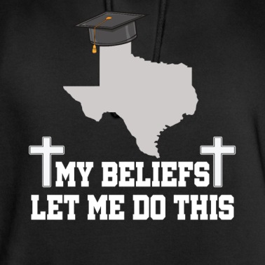 Abschlussfeier Hoodie - Religiöse Hochschulabschlussgeschenk Texas