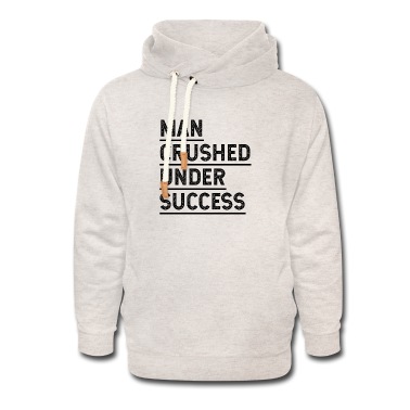 Abschlussfeier Hoodie - Mann unter Erfolg zerquetscht