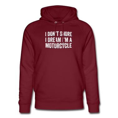 Abschlussfeier Hoodie - Ich schnarche nicht Ich träume, ich bin ein Motorrad