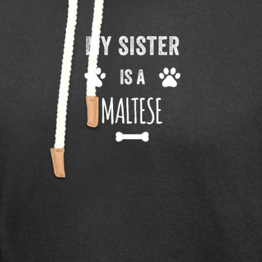 Abschlussfeier Hoodie - Meine Schwester ist ein maltesischer lustiger Hund