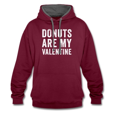 Abschlussfeier Hoodie - Donuts sind mein Valentinstag