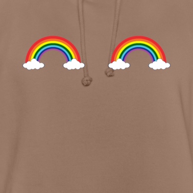 Abschlussfeier Hoodie - Regenbogenbrüste