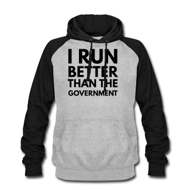 Abschlussfeier Hoodie - Ich laufe besser als die Regierung