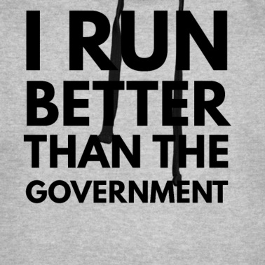 Abschlussfeier Hoodie - Ich laufe besser als die Regierung