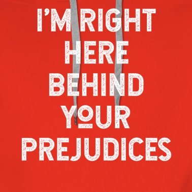 Abschlussfeier Hoodie - Ich bin genau hier hinter Ihren Vorurteilen