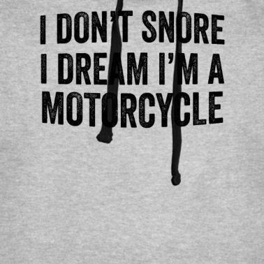 Abschlussfeier Hoodie - Ich schnarche nicht, ich träume, ich bin ein Motorrad