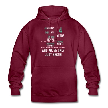 Abschlussfeier Hoodie - 4 Jahre und wir haben gerade erst angefangen Lustiger Geburtstag