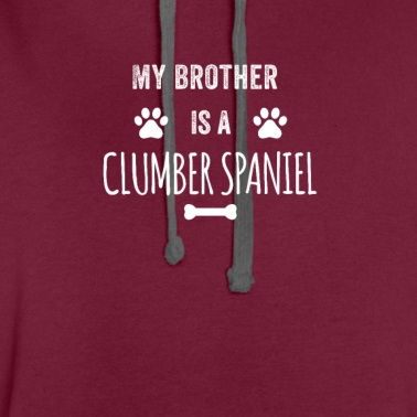 Abschlussfeier Hoodie - Mein Bruder ist ein clumber Spaniel lustiger Hund