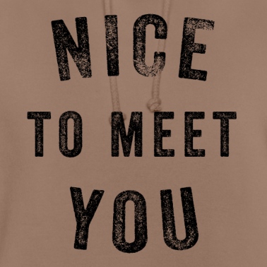 Abschlussfeier Hoodie - Freut mich, dich kennenzulernen