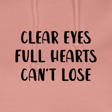 Abschlussfeier Hoodie - Klare Augen Volles Herz kann nicht verlieren