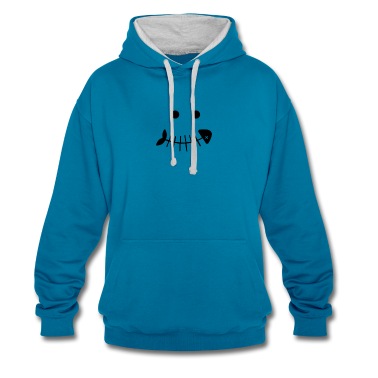 Abschlussfeier Hoodie - Lächelndes Fischgesicht