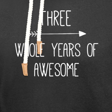 Abschlussfeier Hoodie - Geburtstag 3 Ganze Jahre von Awesome