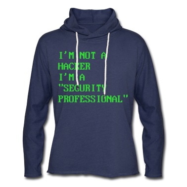 Abschlussfeier Hoodie - Ich bin kein Hacker Ich bin ein Sicherheitsprofi