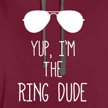 Abschlussfeier Hoodie - Ja, ich bin der Ring Dude Lustige Hochzeit