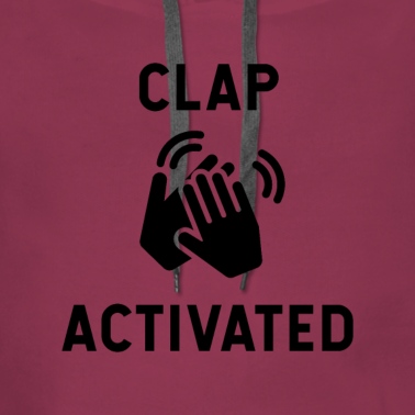 Abschlussfeier Hoodie - Klatschen aktiviert