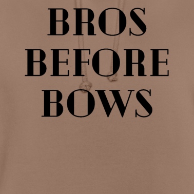 Abschlussfeier Hoodie - Bros Before Bows Lustige Hochzeit