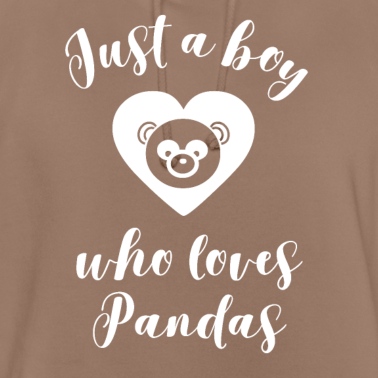 Abschlussfeier Hoodie - Nur ein Junge, der Pandas liebt