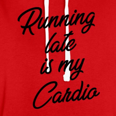 Abschlussfeier Hoodie - Spät laufen ist meine Cardio-Fitness