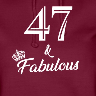 Abschlussfeier Hoodie - 47 fabelhafte Geburtstagsfeier