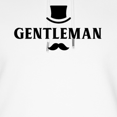 Abschlussfeier Hoodie - Gentleman Moustache Lustiger Hut