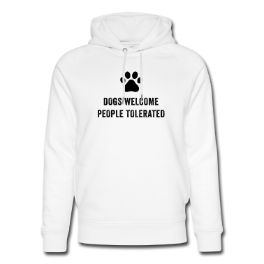 Abschlussfeier Hoodie - Hunde begrüßen Menschen toleriert