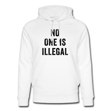 Abschlussfeier Hoodie - Niemand ist illegale Protesterklärung